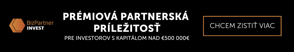 Prémiová investičná príležitosť pre investorov s kapitálom nad 500 000 Eur.